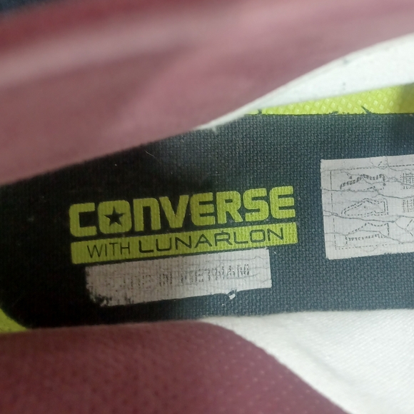 Converse Chuck Taylor II (discontinued) High Tops Maroon Lunarlon Men's Size 13 - Picture 14 of 15